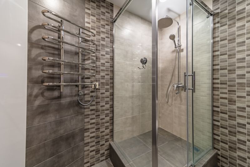 Stylish Tile and Shower Fixture